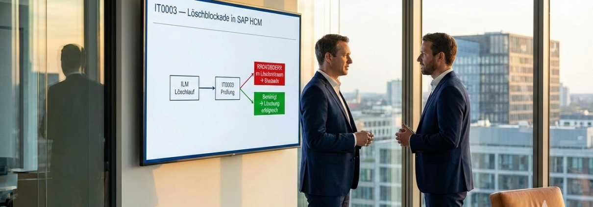 IT0003 Löschblockade in SAP HCM — DSGVO-Löschprojekt