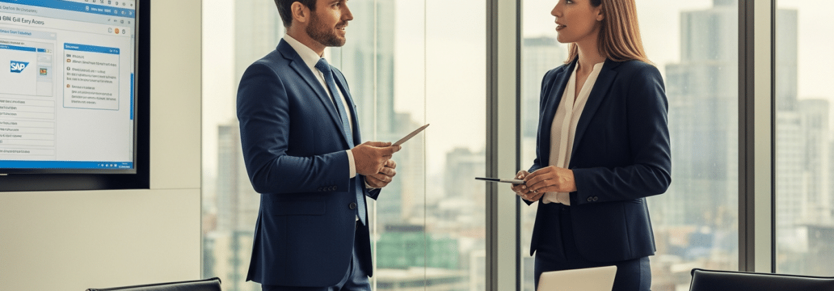 Berater und Juristin besprechen Legal Hold in SAP ILM